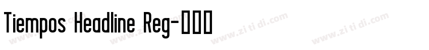 Tiempos Headline Reg字体转换